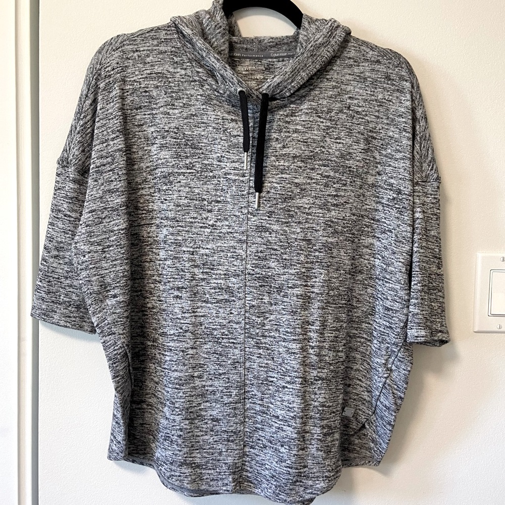 CALVIN KLEIN Women’s Performance Ostretch Gray Top